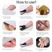 Wakaniya Builder Gel Nail Kit - 4 Colors UV Gel Set for Nail Extension - Includes Clear, White, Glitter, and Silver - Perfect for Beginners - DIY Nail Art Supplies - Buy Online on SooperMarket.com