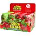 Slime Sour Lickers Candy, Gluten Free, 12 Pk Of 4 Flavors, Watermelon, Green Apple, Cherry and Strawberry Rolling Liquid Candy Bulk, Treat for Parties, Birthdays, or Halloween Treat 1.35 Oz Each