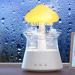 Rain Cloud Humidifier with Remote & Waterfall Lamp - White Noise & Rain Sounds for Bedroom Desk - Air Humidifier - Buy Online on SooperMarket.com
