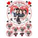 Edible Personalised 5SOS Cake Toppers & EXTRA'S Uncut Icing Sheet