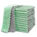 HOMEXCEL Dish Towels 12 Pack,Premium Kitchen Towels,Super Absorbent Coral Fleece Dishtowels, Nonstick Oil Washable Fast Drying Kitchen Cloth Rags