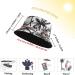 ZLYC Unisex Palm Tree Black Bucket Hat - Summer Travel Fisherman Cap for Women Men Teens - Buy Online on SooperMarket.com