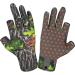 BASSDASH Unisex Fingerless Camo Hunting Gloves - Green Leaf Small | UPF 50+ Lightweight for Men & Women | Ideal for Early Season Warm Weather Fishing & Photography - Buy Online on SooperMarket.com