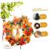 HOMSFOU 175 Pcs Christmas Wreath Decoration Red Berries Pine Needles Fake Fruit Home Decor Bouquet Flower Picks Diy Crafts Photography Eucalyptus Fruits Dried Fruit Self Made Ornaments Assorted Colorx5pcs 2.2x2.2cmx5pcs - Buy Online on SooperMarket.com