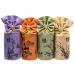 Bamboo coal air purification bags activated carbon smell absorbers fresheners moisture absorbing device for home car etc. (4 pack every 250g) multicolored