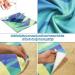SUNBKIM Microfiber Beach Towel 63x31.5 - Super Absorbent & Fast Drying Travel Towel for Camping, Hiking, Yoga - Ultra-Compact (Green) - Buy Online on SooperMarket.com