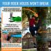 Hyponix Ninja Tree Climbing Kit - 16 Rock Climbing Holds & 8 Ratchets - Reinforced, Easy Setup - Ideal Outdoor Toys for Kids 5-12 - Monkey Tree Climbers 2.0 - Buy Online on SooperMarket.com