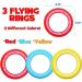 Island Genius 3 Pack Flying Rings - Soft Throwing Discs for Outdoor Fun | Ages 3+ Years - Buy Online on SooperMarket.com