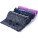Non-Slip Hot Yoga Towel - Unique Two-Sided Design, Absorbent Microfiber, Dark Blue - Buy Online on SooperMarket.com