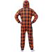 FOCO Denver Broncos Plaid One Piece Pajamas - Size Medium | Official NFL Team Logo Onsie - Buy Online on SooperMarket.com