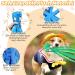 Wandergo Squeaky Dog Toys 2 PCS Octopus Dog Toy with Crinkle Paper Plush Dog Teeth Cleaning Toy Dog Soft Toy Durable Dog Toys for Large Dogs Medium Dogs Playing(Blue+Green) - Buy Online on SooperMarket.com