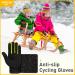 Children's Winter Cycling Gloves | Touchscreen Slipproof Windproof & Warm for Hiking & Riding | XL Yellow - Buy Online on SooperMarket.com