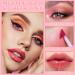 Buy 6 Colors Peach Lip Tint Mini Liquid Lipstick | Moisturizing Plumping Multi-Use Lip & Cheek Tint | Non-Sticky Transfer-Proof Matte Finish | International Shipping Available - Buy Online on SooperMarket.com