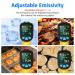 Buy Mestek Infrared Thermometer -50 C to 800 C | Laser IR Pyrometer with K-Probe & LCD Alarm for Kitchen Use - Buy Online on SooperMarket.com
