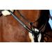 Tysons Breeches 5 Point Breastplate - Halla Lambskin Rhinestone Glitter Leather (Black X Full) | International Shipping Available - Buy Online on SooperMarket.com