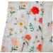 Luxury Bamboo/Cotton Large Muslin Blanket for Babies | Red Poppy Design | Soft & Comfortable Swaddle Blanket | 120cm x 120cm - Buy Online on SooperMarket.com