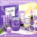 Birthday Gifts for Women Best Friends Spa Gifts Baskets for Female Unique Bath and Body Works Gifts Set Lavender Self Care Gifts Purple Relaxing Inspirational Gifts for Mom Grandma Teacher - Buy Online on SooperMarket.com
