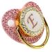 Ergonomic Golden Rhinestone Baby Pacifier - Light & Flexible Design for Comfort - Buy Online on SooperMarket.com