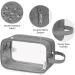 Narwey Clear Travel Toiletry Bag - Grey Makeup Organizer for Women on the Go - Buy Online on SooperMarket.com