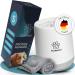 Pfotengut pawn cleaner for dogs size S&L - gentle dog paw cleaner for large/small dogs - pleasantly soft & effective incl.Suction-strong microfiber towel