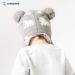 LANGZHEN Toddler Winter Hat Earflap Knit Cap for Baby Boys Girls 6-12 Months - Polar Bear Grey - Buy Online on SooperMarket.com