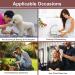 Noverlife Pet Grooming Jacket | Medium Size Lightweight Smock for Dog Cat Grooming | Hair Repellent Shirt Style Workwear - Buy Online on SooperMarket.com