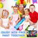 40-Piece Kids Face Paint Kit | 20 Colors with Stickers, Brushes, Sponges & Split Cake | Professional Face Painting Set - Buy Online on SooperMarket.com
