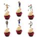 Seyal Basketball Cupcake Topper