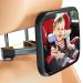 ENONEO Baby Car Mirror 100% Shatterproof Safety Rear Facing Baby Car Seat Mirror 360 Car Mirror Baby Rear View Acrylic Crystal Clear View Car BlindSpot Mirror Baby Essentials for Newborns Parents