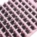 Selawasty 80pcs DIY Eyelash Extensions Clusters D Curl Mega Volume Individual Lashes - Wispy Lashes Cluster for At-Home Use (S8-D-8-16MIX) - Buy Online on SooperMarket.com