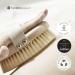 Hydrea London Natural Dry Body Brush | Exfoliating Skin Brush | Cellulite Remover | Lymphatic Drainage | FSC Certified - Buy Online on SooperMarket.com
