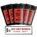 Craftsman Beef Jerky Barbecue 500 g (5 x 100g) |Dry meat from Germany - Bavaria |American Jery Beef Set |100% beef |BBQ |Premium beef |Meat Snack Made in Germany 500g (5 x 100g)