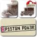 ButtonChocs Chocolate Vintage Car - Piston Power. Belgian Milk Chocolate Car Gift. - Buy Online on SooperMarket.com