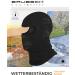 Brubeck Storm Hood for Ladies & Men | Balaclava & Ski Mask | Wind & Motorcycle Face Mask Black S-M - Best for Outdoor Sports - Buy Online on SooperMarket.com