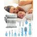 OTTOLIVES 24 in 1 Baby Healthcare & Grooming Kit - Electric Nail Trimmer Set for Newborns to Toddlers - Nursery Health Care & Haircut Tools - Blue - Buy Online on SooperMarket.com