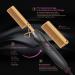 Ceramic Electric Hot Comb Hair Straightener - 3-in-1 Curling Iron for Natural Black Hair, Beard, Wigs - Holiday Gift - Gold - Buy Online on SooperMarket.com