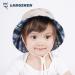 LANGZHEN Baby Girls Beach Sun Hat with Chin Strap - Fish Design, Beige, 2-4 Years - Buy Online on SooperMarket.com