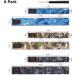 Fishing Rod Straps 6-Pack: Stretchy Waterproof Wrap Ties for Spinning, Fly, Casting Rods - Three Camo Colors - Buy Online on SooperMarket.com