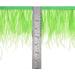 Ostrich Feather Fringe Trim - Grass Green 2 Yards for Sewing Crafts & Costume Decor - Buy Online on SooperMarket.com
