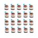 Mini Nutella Cups, 20 Pack of 0.52oz Nutella Mini Cups by Inspired Candy. Single Serve Nutella Spread.
