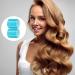 55mm Self Grip Hair Rollers Set - 18 Pieces with Duck Teeth Hair Clips for Women & Men - Buy Online on SooperMarket.com