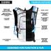Sojourner Hydration Pack - 2L Hydration Backpack for Festivals, Raves, Hiking, Running - Silver Holographic - Buy Online on SooperMarket.com