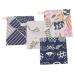 FOMIYES Tampon Organizer 4pcs Tampon Organizer for Bathroom Napkin Holder Menstrual Pad Bag Storage Bag Leaves Monstera Girl Napkin Cotton Linen Cute Pads Pouch Tampon Holder