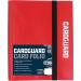 CardGuard Trading Card Pro-Folio  9-Pocket Side-Loading Pages   Red - Buy Online on SooperMarket.com