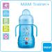 MAM Trainer+ 220ml Drinking Bottle - Elephant Blue | Drip-Free Teat, Handle | 4+ Months Transition Cup | Shop Now - Buy Online on SooperMarket.com