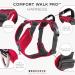 DOG Copenhagen V2 Comfort Walk Pro Harness - Classic Red XS | Premium Dog Harness for Small Dogs - Buy Online on SooperMarket.com