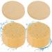 20 Natural Cellulose Facial Sponges for Cleansing and Exfoliating - Round Yellow Sponge Set - Buy Online on SooperMarket.com