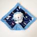 Bubby Boo Blue Lion Stuffed Animal Security Blanket with Rattle Head - Soft Snuggle Toy for Baby Gift - Soothing Plush Lovey - Buy Online on SooperMarket.com