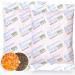 Wisesorb 2Pcs 500 Gram Desiccant Packs Indicating Silica Gel (Orange to Dark Green) Rechargeable Gun Safe Dehumidifier Moisture Absorbers for Storage Humidify Control 2 Packs