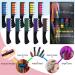Kalolary Temporary Hair Chalk for Girl - 10 Washable Colors - Rainbow Hair Dye Comb for Birthday, Masquerade, Cosplay - DIY Decorate Gift - Buy Online on SooperMarket.com